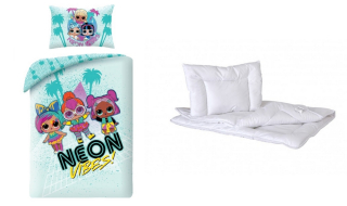 Bábiky LOL - Linen + lekárska deka 100x135 lol prekvapenie