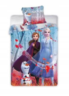 Elsa Frozen - Linová krajina ľadu mrazená 140x200 + 70x90