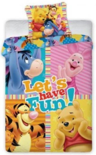 Medvedík Pú - Posteľná bielizeň Winnie POOH 039 FARO 160X200