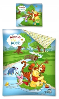 Medvedík Pú - Posteľná bielizeň Winnie PÚ 389 Detextol 160x200