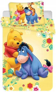 Medvedík Pú - Posteľná bielizeň Winnie Pú 578 Jerry Tkaniny 100x135