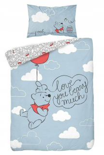 Medvedík Pú - Posteľná bielizeň Winnie POOH 674 Detextol 100x135