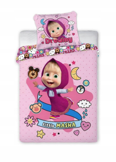 Máša a medveď - Linen Masha a medveď 100x135 bavlna 100%
