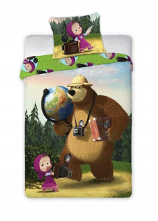 Máša a medveď - Linen Masha a medveď 922 FARO 160X200