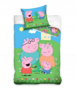 Pepa Pig - Peppa Peppa Posteľná bielizeň Peppa 140x200 George Jacek Pig