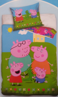 Pepa Pig - Posteľná bielizeň Peppa ošípaná Peppa 140/200