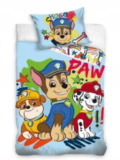 PAW Patrol - Posteľná bielizeň PSI PATROL Chase Rubble Marshall 100x135