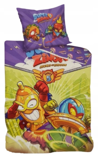 SUPER ZINGS - Posteľná bielizeň Super Zings 160x200 + 70x80 100% bavlna