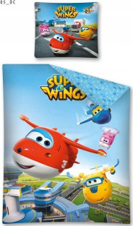 SUPER WINGS - Super krídla 05 Posteľná bielizeň Detextol 160x200