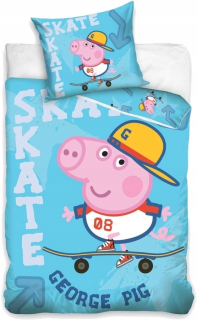 Pepa Pig - Posteľná bielizeň George Peppa 160x200