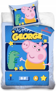 Pepa Pig - Postelená Prasa PEPPA 140X200