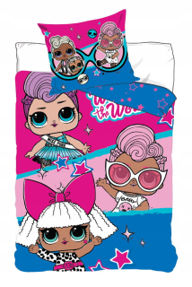 Bábiky LOL - Kúpeľňa Posteľná bielizeň 160x200 Doll Lol Surprise