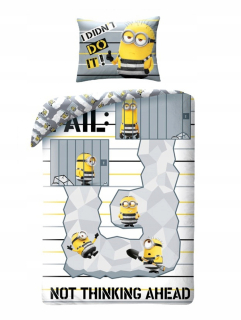 Mimoni - Bavlna Linen 140 × 200 + 1p70 × 90 Minions
