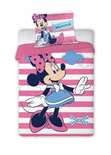 Minnie Mouse - Bavlna Linen 100x135 Mini myš 6524 Minnie