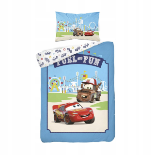 McQueen - Bavlna Linen 100x135 Detské autá Cars Zigzag