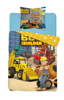 Staviteľ Bob - Bavlnené posteľná bielizeň 140x200 BOB 8066