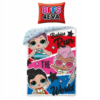 Bábiky LOL - Bavlna Linen 140x200 lol 5032 bábiky