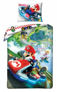 Super Mario - Bavlna Linen 140x200 Super Mario Bros 5131