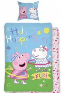 Pepa Pig - Bavlna Linen 140x200 Pras Peppa 4093