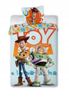 TOY STORY - Bavlna Linen 140x200 Toy Story 9357 Cowboy