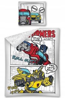 Bavlnené obliečky Transformers.
