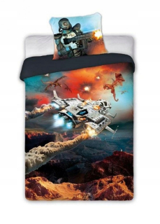 STAR WARS - Bavlna Posteľná bielizeň 160x200 Gamer 019 Mládež