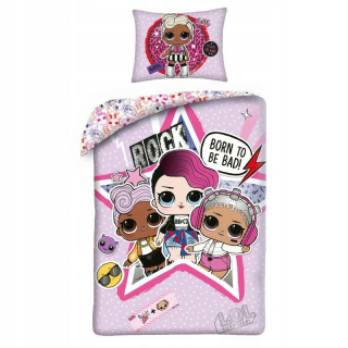 Bábiky LOL - Bavlna Linen 160x200 lol bábiky 3533