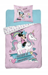 Minnie Mouse - Bavlna Linen Mouse Minnie 160 x 200 cm