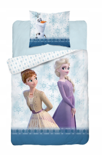 Elsa Frozen - Disney Posteľná bielizeň 160x200 mrazená krajina ľadu 35
