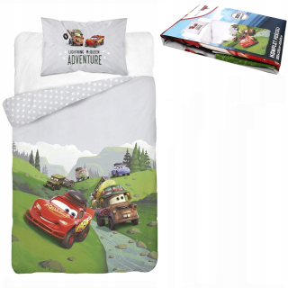 McQueen - Posteľná bielizeň 100x135 Autá Cars Zigzak šrot