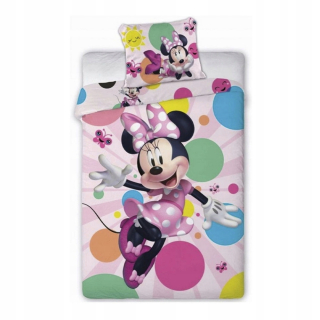 Minnie Mouse - Posteľná bielizeň pre deti Minnie Mini Mouse Mous 140x200