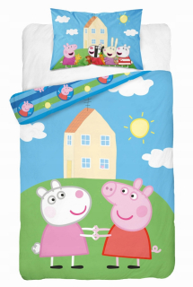 Pepa Pig - Posteľná bielizeň 100x135 Prasa Peppa Suzy Pig