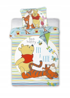 Medvedík Pú - Posteľná bielizeň 90x120 Winnie The Pooh balón 72