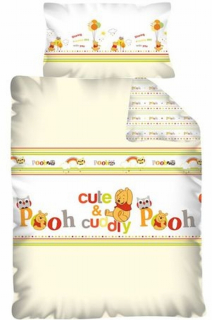 Medvedík Pú - Posteľná bielizeň 90x120 Winnie The Pooh WTP 06A
