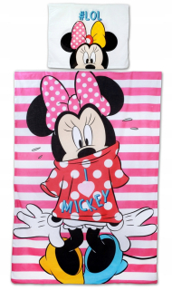 Minnie Mouse - Postelená detská bavlna myš Minnie 140x200