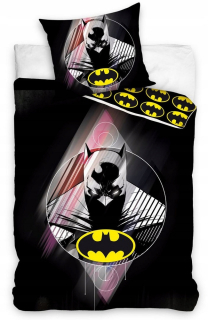 BATMAN - Detská posteľná bielizeň 100% bavlna 160x200cm Batman
