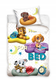 PAW Patrol - Detská posteľná bielizeň 135 × 100 Dog Patrol Paw Baby
