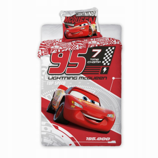 McQueen - Detské posteľná bielizeň 140x200 áut Car Cars