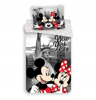 Minnie Mouse - Detská posteľná bielizeň 140x200 Minnie Mickey Mouse