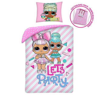 Bábiky LOL - Detská posteľná bielizeň 140x200 Fairy Tale Doll Lol vrece