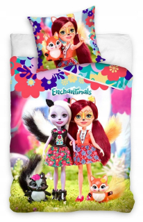 ENCHANTIMALS - Detská posteľná bielizeň 140 × 200 cm Mattel