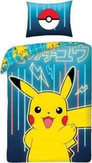 Pokémoni - Detská posteľná bielizeň Pokemon 140x200 pikachu