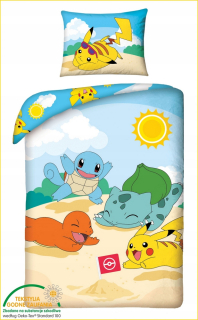 Pokémoni - Detská posteľná bielizeň Pokemon 140x200