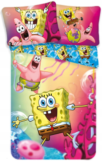 Spongebob - Detská posteľná bielizeň Spongebob Sponge Bob 140x200