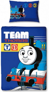 Vláčik Tomáš - Detské posteľná bielizeň Tomek Friends Thomas Train
