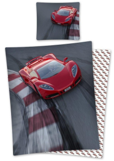HELLO KITTY Ferrari Posteľná bielizeň 160 x 200 pre deti