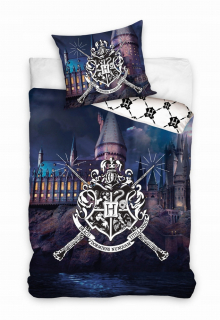 HARRY POTTER - Licenčná bielizeň 160x200 Harry Potter Hogwart