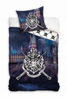 HARRY POTTER - Mladoká posteľná bielizeň 160x200 Harry Potter Hogwt