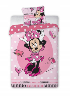 Minnie Mouse - Mládežnícka posteľná bielizeň 160x200 Mickey Mouse Minnie