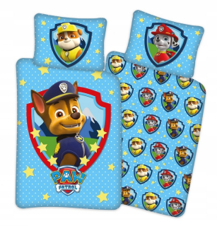 PAW Patrol - Detská posteľná bielizeň 100x135 DOG PATROL PRE CRIB